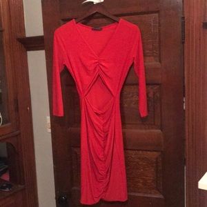 Body con red club dress